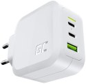 ŁADOWARKA SIECIOWA Green Cell POWERGAN 65W 2xUSB-C 1xUSB-A CHARGC08W