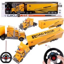 TIR CIĘŻARÓWKA AUTO ZDALNIE STEROWANE PILOT RC ODCZEPIANA NACZEPA OBRÓT