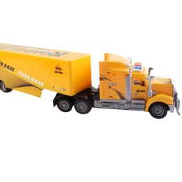 TIR CIĘŻARÓWKA AUTO ZDALNIE STEROWANE PILOT RC ODCZEPIANA NACZEPA OBRÓT