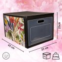 FLORAL W KWIATY ORGANIZER DO SZAFY Z DRZWICZKAMI 41X31X25CM PUDEŁKO PUDŁO