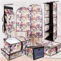 FLORAL W KWIATY ORGANIZER DO SZAFY Z DRZWICZKAMI 41X31X25CM PUDEŁKO PUDŁO