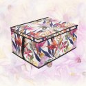 FLORAL W KWIATY ORGANIZER DO SZAFY Z POKRYWĄ 50X40X25CM PUDEŁKO KWIECISTE