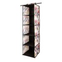 FLORAL W KWIATY WISZĄCY ORGANIZER DO SZAFY 5 PRZEGRÓD 30X30X120M PÓŁKA