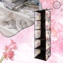 FLORAL W KWIATY WISZĄCY ORGANIZER DO SZAFY 5 PRZEGRÓD 30X30X120M PÓŁKA