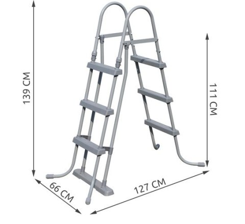 Drabinka do basenu 107cm - BESTWAY 58330 Drabinka do basenu 107cm - BESTWAY 58330