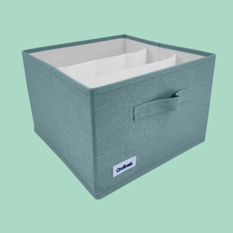OGRANIZER MINT ZIELONY POJEMNIK DO SZAFY 29X29X18,50CM SKŁADANY PUDEŁKO OGRANIZER MINT ZIELONY POJEMNIK DO SZAFY 29X29X18,50CM SKŁADANY PUDEŁKO