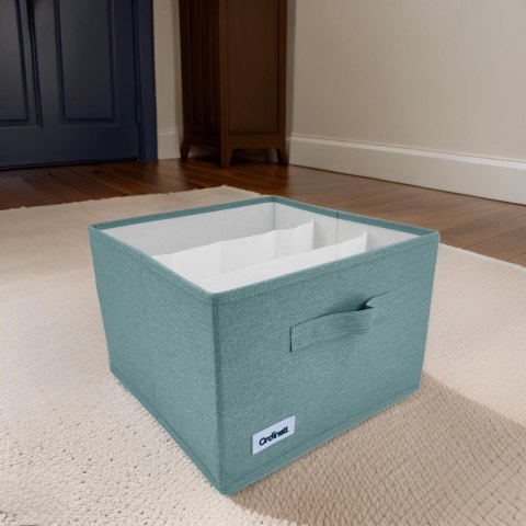OGRANIZER MINT ZIELONY POJEMNIK DO SZAFY 29X29X18,50CM SKŁADANY PUDEŁKO OGRANIZER MINT ZIELONY POJEMNIK DO SZAFY 29X29X18,50CM SKŁADANY PUDEŁKO