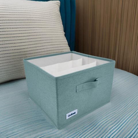 OGRANIZER MINT ZIELONY POJEMNIK DO SZAFY 29X29X18,50CM SKŁADANY PUDEŁKO OGRANIZER MINT ZIELONY POJEMNIK DO SZAFY 29X29X18,50CM SKŁADANY PUDEŁKO
