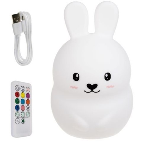 Lampka nocna RGB z pilotem - królik Lampka nocna RGB z pilotem - królik