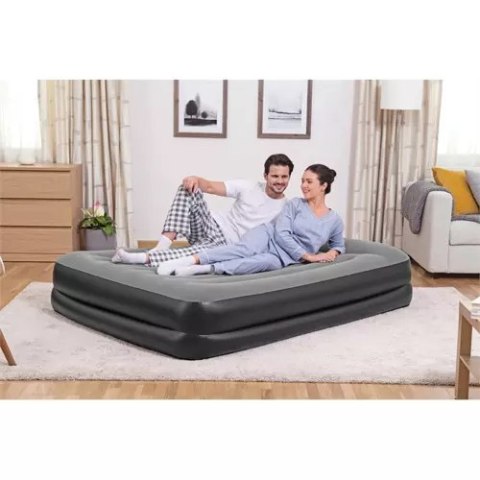 Materac z pompką 203x152x46cm BESTWAY 67403 Materac z pompką 203x152x46cm BESTWAY 67403