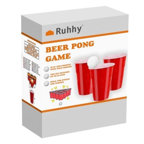 Gra Beer Pong- 50 kubeczków Ruhhy 21232 Gra Beer Pong- 50 kubeczków Ruhhy 21232