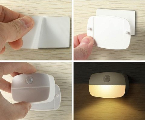 Lampka nocna LED z czujnikiem ruchu Izoxis 22090 Lampka nocna LED z czujnikiem ruchu Izoxis 22090