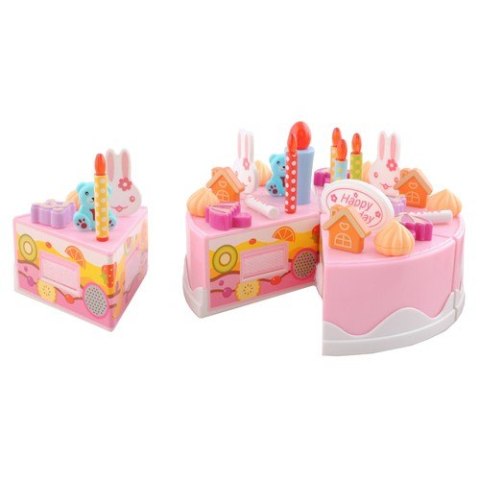 Tort urodzinowy - zestaw 75el.22382 Tort urodzinowy - zestaw 75el.22382