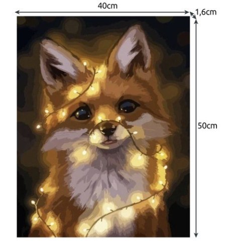 Malowanie po numerach 40x50cm- lisek Maaleo 22782 Malowanie po numerach 40x50cm- lisek Maaleo 22782