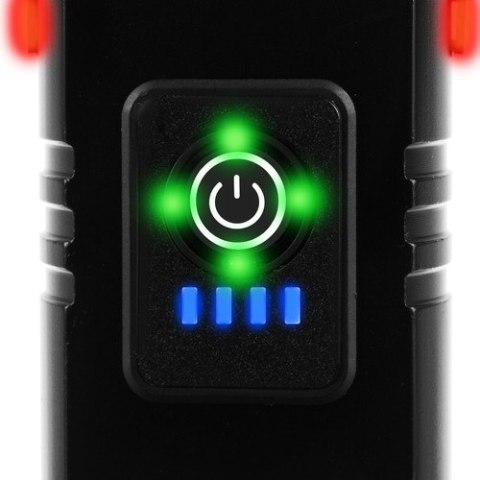 Lampka rowerowa 4T6 USB + tylne światło 23677 Lampka rowerowa 4T6 USB + tylne światło 23677