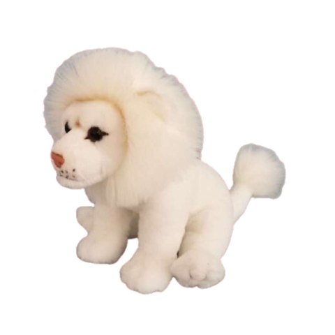 Maskotka Lew Biały Siedzący Pluszak 20cm Miękka Przytulanka Miś Zwierzątko Maskotka Lew Biały Siedzący Pluszak 20cm Miękka Przytulanka Miś Zwierzątko