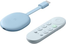 Odtwarzacz multimedialny Google Chromecast 4K z Google TV Niebieski