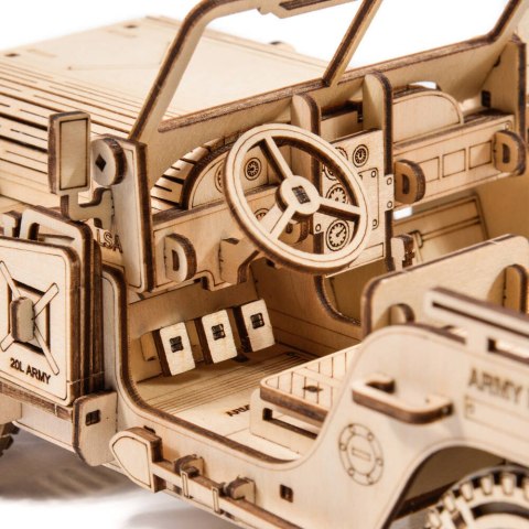 Little Story Drewniane Puzzle Model 3D - Pojazd Wojskowy Jeep Little Story Drewniane Puzzle Model 3D - Pojazd Wojskowy Jeep