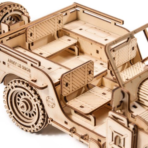 Little Story Drewniane Puzzle Model 3D - Pojazd Wojskowy Jeep Little Story Drewniane Puzzle Model 3D - Pojazd Wojskowy Jeep