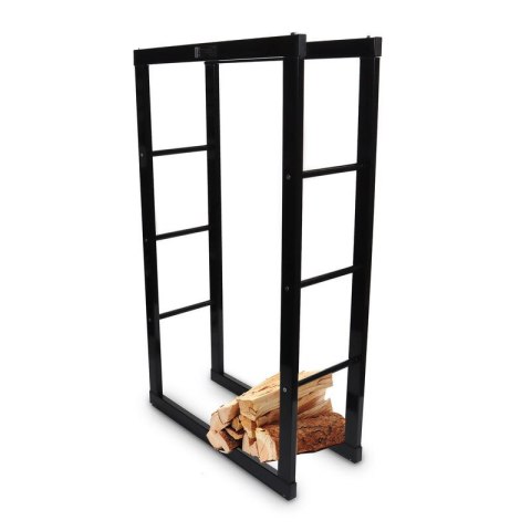 STOJAK NA DREWNO OPAŁOWE 60X25X100CM CZARNY STALOWY MINIMALISTYCZNY STOJAK NA DREWNO OPAŁOWE 60X25X100CM CZARNY STALOWY MINIMALISTYCZNY