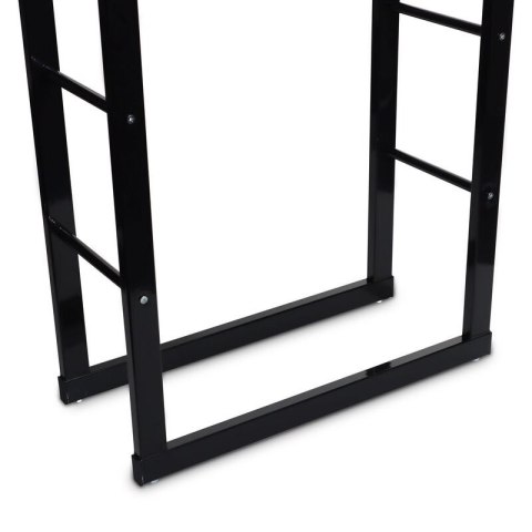 STOJAK NA DREWNO OPAŁOWE 60X25X100CM CZARNY STALOWY MINIMALISTYCZNY STOJAK NA DREWNO OPAŁOWE 60X25X100CM CZARNY STALOWY MINIMALISTYCZNY