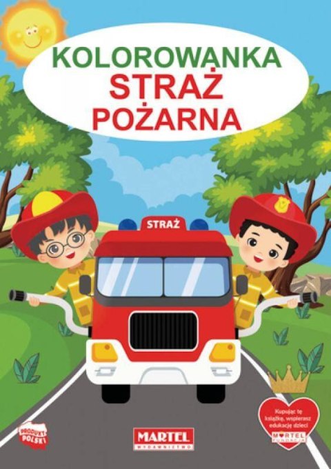 Kolorowanka Straż pożarna