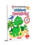 Kolorowanka z naklejkami Zabawne dinozaury