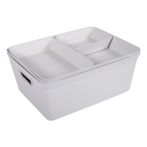 Pojemnik dekoracyjny 18L organizer RANGETTE BIAŁY