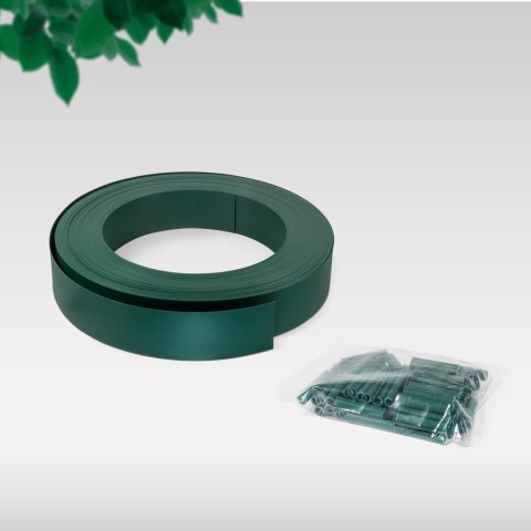 TAŚMA OGRODZENIOWA SYSTEM PIONOWY 48MM ZIELONA TAŚMA OGRODZENIOWA SYSTEM PIONOWY 48MM ZIELONA