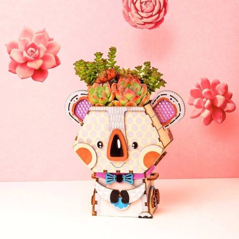 ROBOTIME Drewniane Puzzle 3D - Doniczka Koala ROBOTIME Drewniane Puzzle 3D - Doniczka Koala