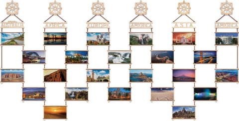 EWA Drewniane Dwustronne Puzzle - Australia i Oceania EWA Drewniane Dwustronne Puzzle - Australia i Oceania