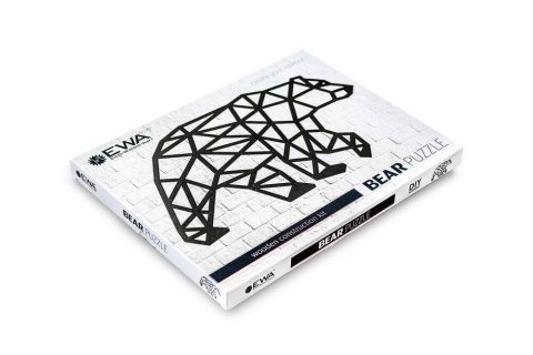 EWA Drewniane Puzzle 3D - Dekoracja Niedźwiedź EWA Drewniane Puzzle 3D - Dekoracja Niedźwiedź