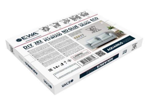 EWA Drewniane Puzzle 3D - Dekoracja Ścienna Wodnik EWA Drewniane Puzzle 3D - Dekoracja Ścienna Wodnik