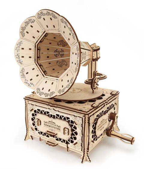 EWA Drewniane Puzzle 3D - Gramofon EWA Drewniane Puzzle 3D - Gramofon