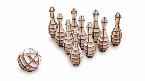 EWA Drewniane Puzzle 3D - Mini Kręgle EWA Drewniane Puzzle 3D - Mini Kręgle
