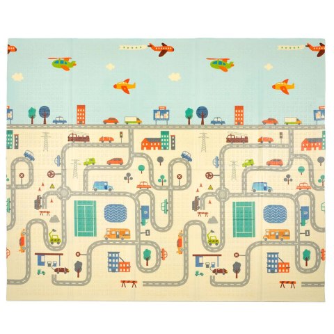 LITTLE STORY Składana Dwustronna Mata Piankowa XPE 180x200 cm XPE-008 LITTLE STORY Składana Dwustronna Mata Piankowa XPE 180x200 cm XPE-008