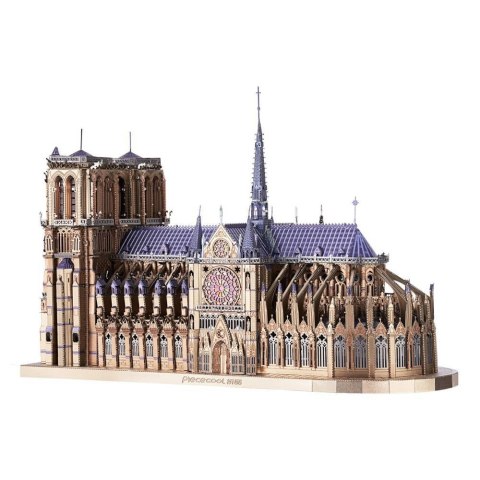 Piececool Puzzle Metalowe Model 3D - Katedra Notre Dame Piececool Puzzle Metalowe Model 3D - Katedra Notre Dame