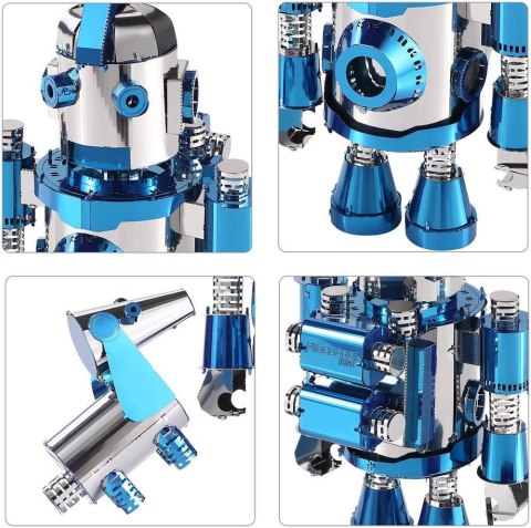 Piececool Puzzle Metalowe Model 3D - Robot Coolbot Mały Podróżnik Piececool Puzzle Metalowe Model 3D - Robot Coolbot Mały Podróżnik