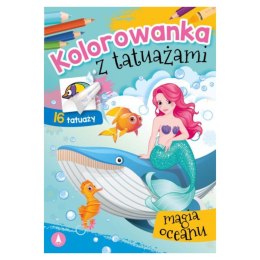 KOLOROWANKA Z TATUAŻAMI. MAGIA OCEANU