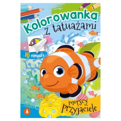 KOLOROWANKA Z TATUAŻAMI. MORSCY PRZYJACIELE