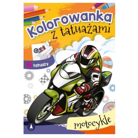 KOLOROWANKA Z TATUAŻAMI. MOTOCYKLE KOLOROWANKA Z TATUAŻAMI. MOTOCYKLE