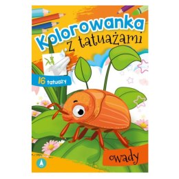 KOLOROWANKA Z TATUAŻAMI. OWADY