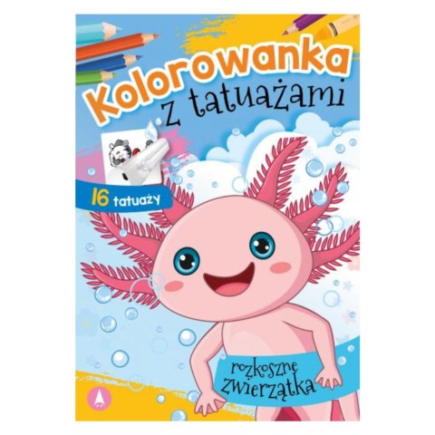 KOLOROWANKA Z TATUAŻAMI. ROZKOSZNE ZWIERZACZKI