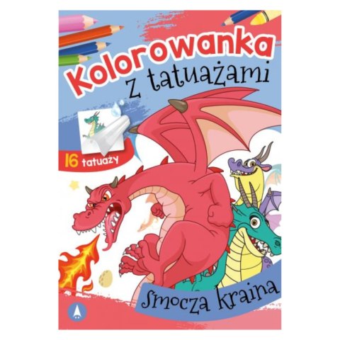 KOLOROWANKA Z TATUAŻAMI. SMOCZA KRAINA