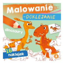 MALOWANIE-DOKLEJANIE. DINOZAURY