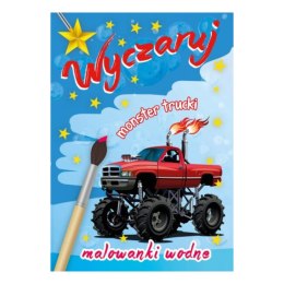 WYCZARUJ MONSTER TRUCKI. MALOWANKI WODNE