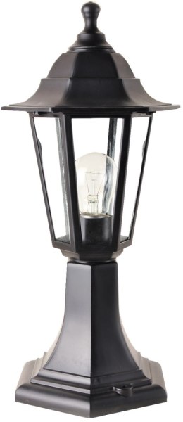 LAMPA OGRODOWA LATARNIA IP44 ZEWNĘTRZNA CZARNA LED CZARNA KLASYCZNA