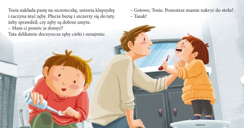 Tosia i Julek myją zęby. (Nie) tacy sami Tosia i Julek myją zęby. (Nie) tacy sami