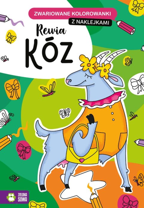 Zwariowane kolorowanki. Rewia kóz Zwariowane kolorowanki. Rewia kóz