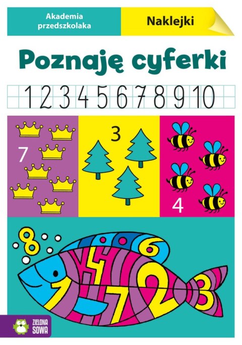 Akademia przedszkolaka. Poznaję cyferki Akademia przedszkolaka. Poznaję cyferki